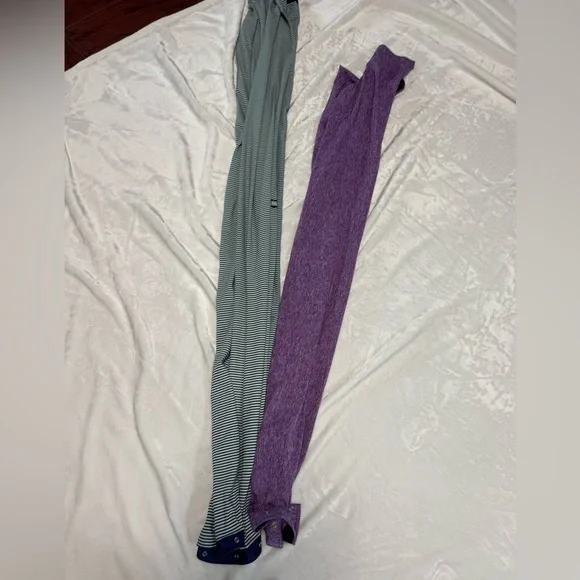 A set of 2 Convertible Lululemon and Ivivva Scarfs